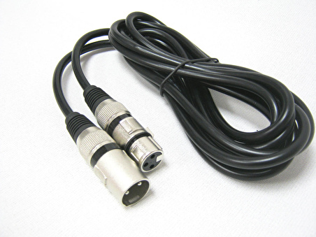 MİKROFON KABLO 3 METRE XLR-XLR