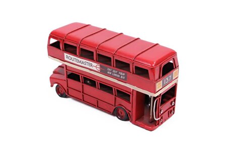 El Yapımı Londra Şehir Otobüsü Maketi