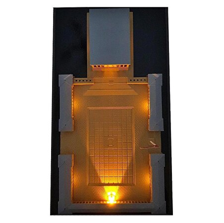 Anıtkabir Maketi Monte LED Işıklı 1/800 Ölçekli 29x17 Cm
