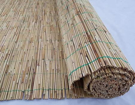  Bambu Çit Kamış Çit 2 Adet 1x5 Metre Hasır Çit Eni 1 Metre Uzunluk 5 Metre Rulo Bahçe Çiti