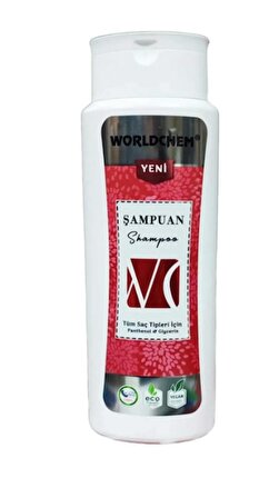Worldchem Bitkisel Tüm Saç Tipleri Şampuan 500ml Gimdes Sertifikalı