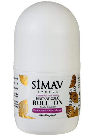 SİMAV Kestane Özlü ve Termal Sulu Roll-on 2'li Set - Kadın 50ml + Erkek 50ml