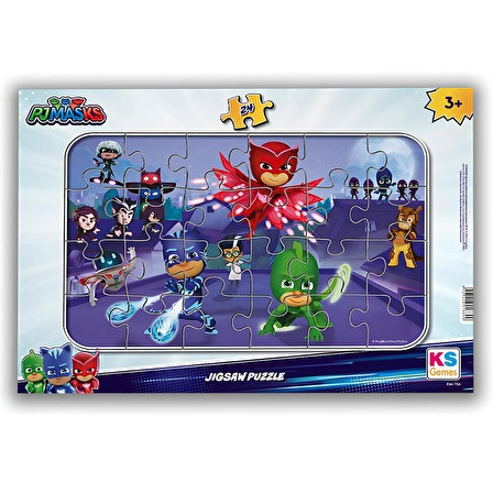 Kesman Kitap Cars, Pj Mask, Sonic 3+ Yaş Büyük Boy Puzzle 24 - 24 - 48 Parça