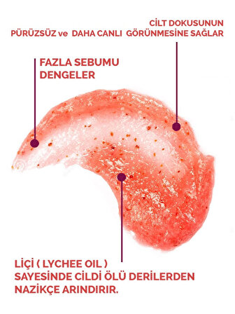 Liçi (LYCHEE OİL) Besleyici, Arındırıcı Ve Nemlendirici El & Vücut Peelingi 250 ml