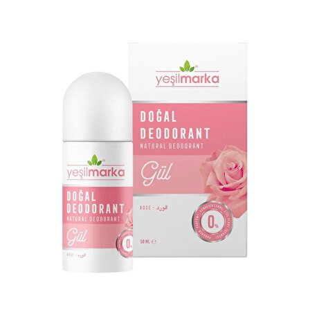 Yeşilmarka Doğal Deodorant - Gül Kokulu 50ml