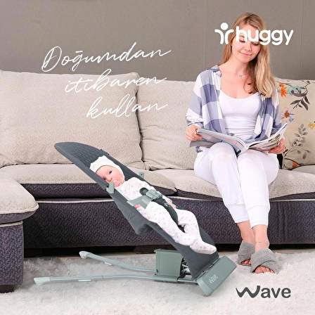 Huggy Wave Bebek Hareket Ettikçe Sallanabilen Kademeli Müzikli Titreşimli Anakucağı