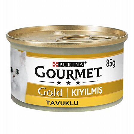 Gourmet Gold Tavuklu Yetişkin Kıyılmış Kedi Konservesi 24x85 Gr 
