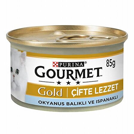 Gourmet Gold Okyanus Balığı & Sebze Kedi Konservesi 24x85 Gr 