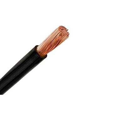  Yumuşak Silikon Nyaf Kablo 1.5mm  Siyah1 mt