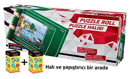 Anatolian Puzzle Halısı + 2 Adet Parlak Yapıştırıcı