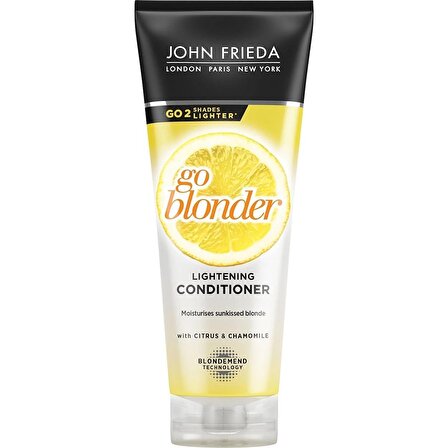 John Frieda Sheer Go Blonder Sarı Saçlar İçin Özel Set ( Go Blonder Şampuan 250 ml +Go Blonder Saç Kremi 250 ml)