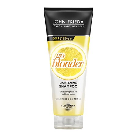 John Frieda Sheer Go Blonder Sarı Saçlar İçin Özel Set ( Go Blonder Şampuan 250 ml +Go Blonder Saç Kremi 250 ml)