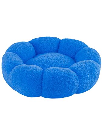 Patiderm Bubble Pelüş Kedi Köpek Yatak-Mavi
