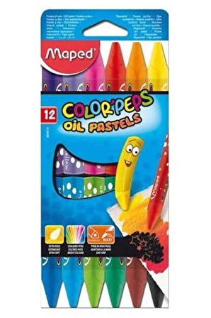 Color Peps Yağlı Pastel 12 Renk