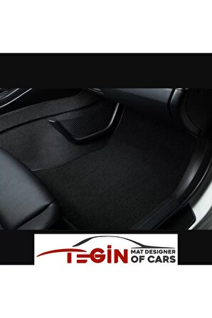 Honda Civic Vtec 01-05 Aracınıza Özel Prime Siyah Halı Siyah Kenar Halı Paspas