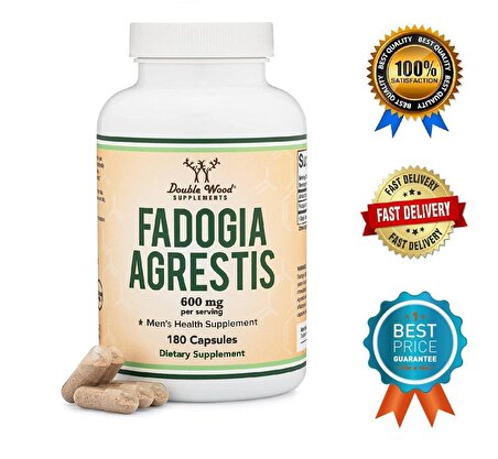 DOUBLE WOOD Fadogia Agrestis / 180 Caps