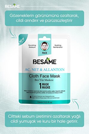 Allantoın & A.C Net Kağıt Maske 10 Lu Paket