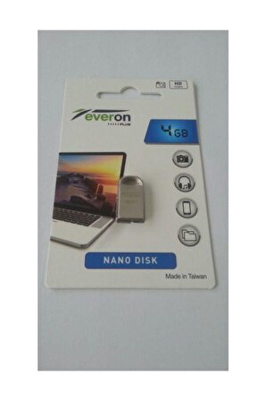 EVERON 4 GB  USB 2.0 FLASH BELLEK METAL SADECE 2 CM