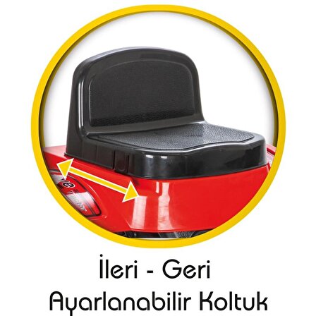 Pilsan Active Pedallı Traktör -  Kırmızı