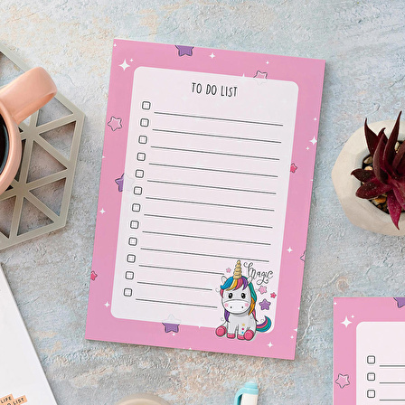 'To Do List - Unicorn Not Defteri