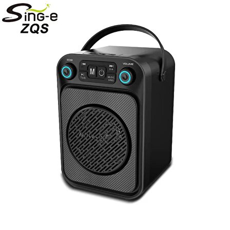 Sing-e ZQS1458 15W Mikrofonlu Taşınabilir Bluetooth Speaker 4’’ 15W 3000 mAh