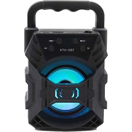 KTS -1057 Bluetooth Hoparlör Işıklı Yüksek Kalite Ses Bombası