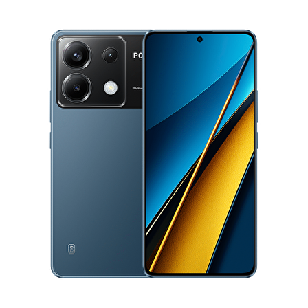 Poco X6 5G Mavi 256 GB 12 GB Ram Akıllı Telefon (Poco Türkiye Garantili)