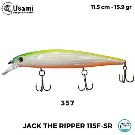 Usami Jack The Ripper 115F-SR 15.9gr Maket Balık #357