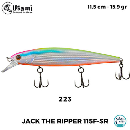 Usami Jack The Ripper 115F-SR 15.9gr Maket Balık #223
