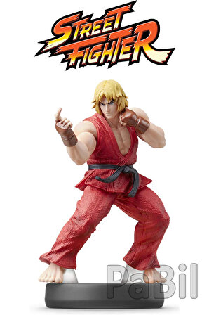 Street Fighter Aksiyon Figür Biblo Hediyelik 9 cm - 2 Li Set - Ryu Ve Ken