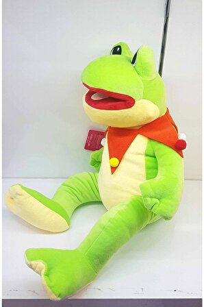 Sevimli Peluş Oyuncak Kurbağa 45 Cm Kurbağa Kermit Büyük Boy Oyun Arkadaşım