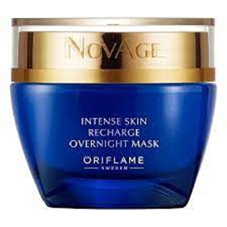 Oriflame Novage Intense Skin Recharge Gece Uygulanan Maske 50 ml
