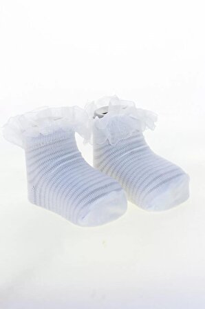 Kız Çocuk Soket Çorap Tüllü ( 1-3 Yaş ) CC6053-1