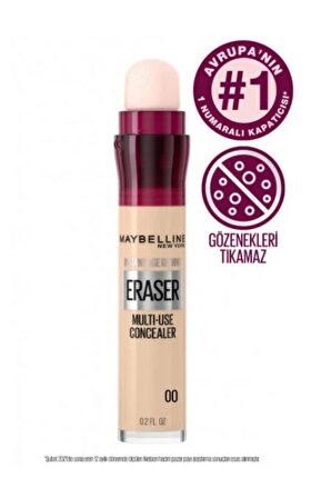 Maybelline New York Eraser Multi Use Concealer 00 Ivory 3 Adet