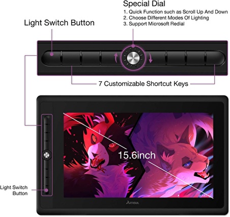 Artisul D16PRO 15.6 inç Grafik Tablet