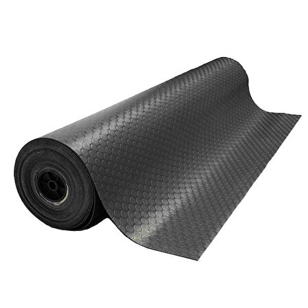 PVC Para Zemin Kaplama Yer Döşemesi Muşamba 1.6mm Siyah 100x110cm