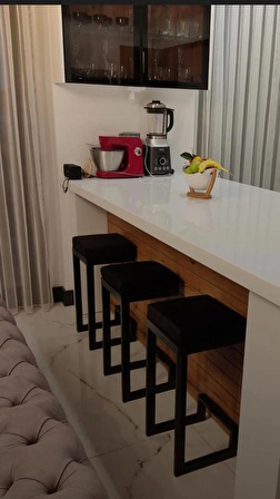 Bar Taburesi 75 Cm Yukseklik [100 Cm Den Büyük Masalar Için Uygundur]