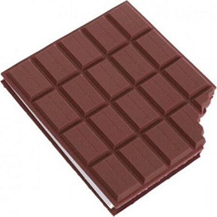 Çikolata Şekilli Çikolata Kokulu Not Defteri 