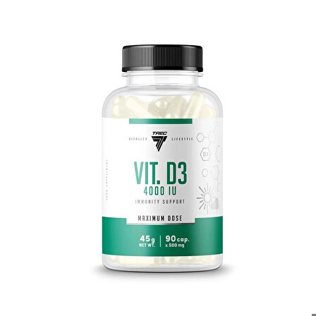 Trec Nutrition Vitamin D3 4000 IU | Vitamin D 90 KAPSÜL