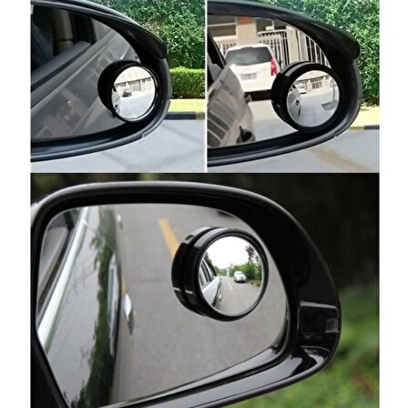 Kör Nokta Ayna Seti 2'li Araç Motorsiklet Oto Kör Nokta Aynası Dikiz Arka Yan Görüş Güvenlik Geniş Açı Aynası