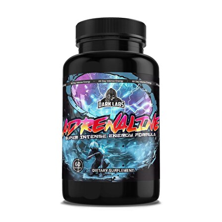 Dark Labs Adrenaline Yohimbine Caffeine - 60 Caps - Energy Pill Europe