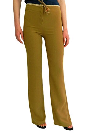 Kadın Kumaş Pantolon Normal Bel Klasik BGL-ST01356