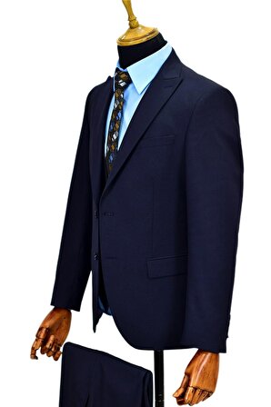 Erkek Takım Elbise Çift Yırtmaç 6 Drop SilimFit 1001/13 BGL-ST01397