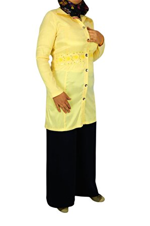 Kadın Sarı Tunik AKR2001