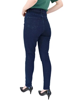 Kadın Yüksek Bel Jeans Dar Paça Pantolon BGL-ST02111