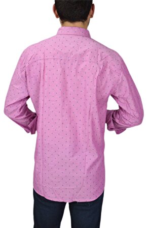 Erkek Puantiyeli Spor Gömlek DYM-9585 