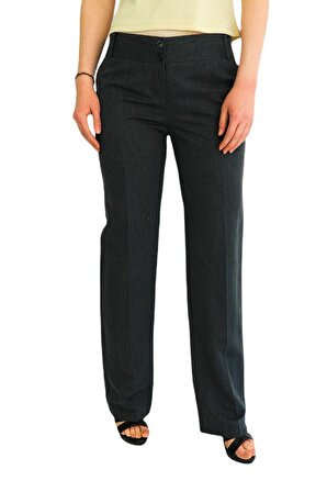 Kadın Kumaş Pantolon Yüksek Bel Klasik BGL-ST01380