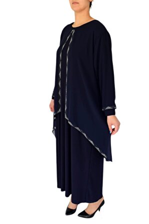 Kadın Abiye Taşlı Elbise 9707 BGL-ST02657