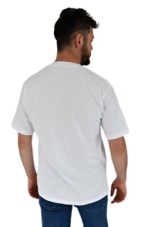 Erkek Baskılı Oversize Tişört 2378 BGL-ST02802