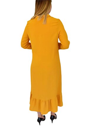 Kadın Sarı Elbise MNLS-09